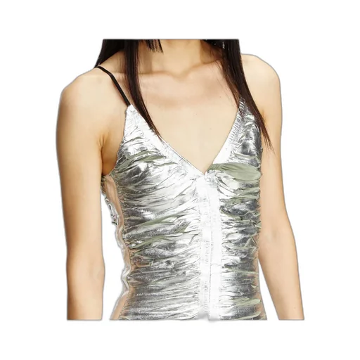 D-Lamante V-Neck Mini Dress