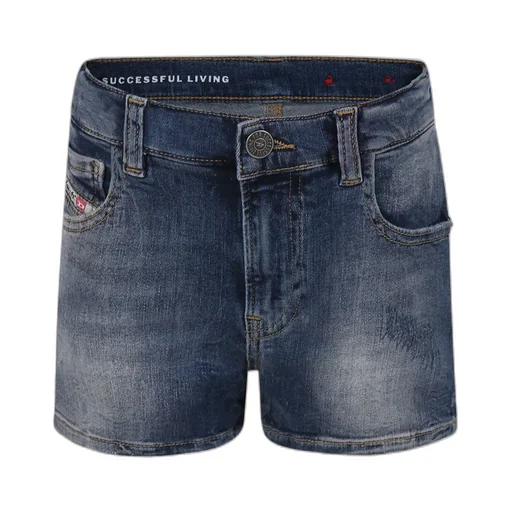 Distressed Denim Shorts