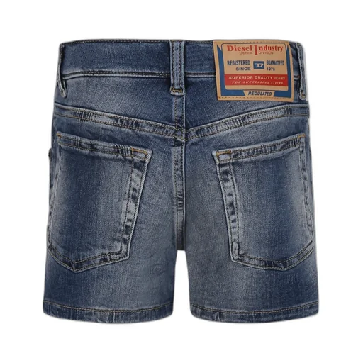 Distressed Denim Shorts