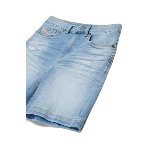 Distressed Denim Shorts