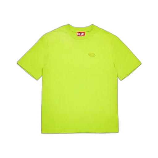 Oval-D Logo Embroidered Crewneck T-Shirt