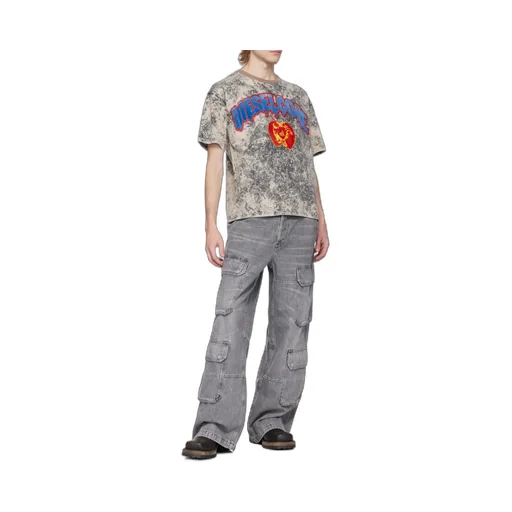 T-Boxt-R9 Logo Printed Crewneck T-Shirt