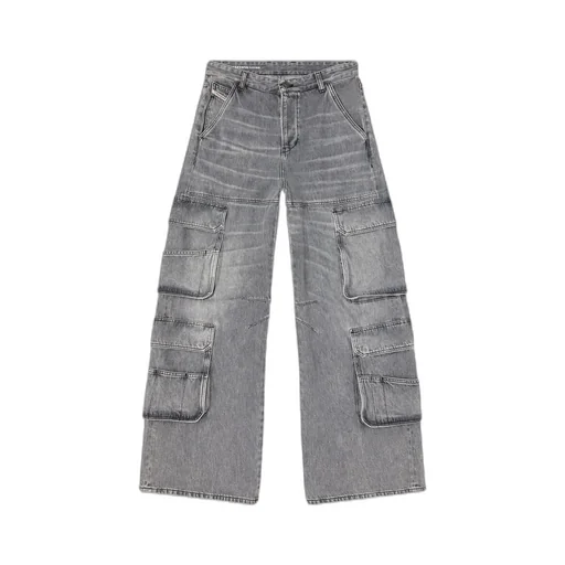 1996 D-Sire Wide-Leg Cargo Jeans