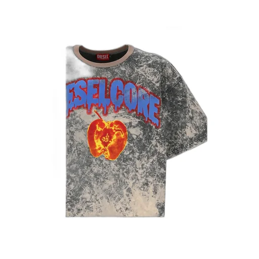 T-Boxt-R9 Logo Printed Crewneck T-Shirt
