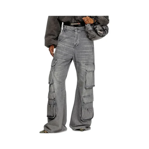 1996 D-Sire Wide-Leg Cargo Jeans