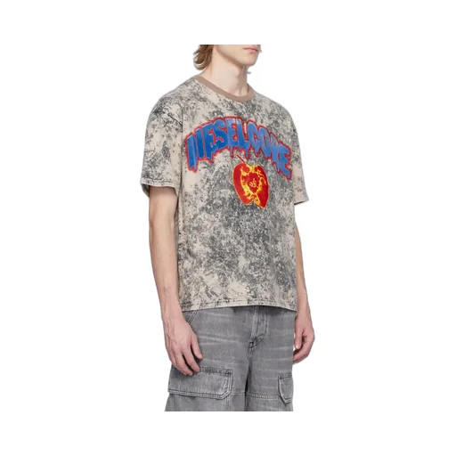 T-Boxt-R9 Logo Printed Crewneck T-Shirt