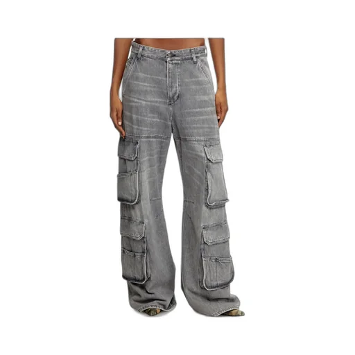 1996 D-Sire Wide-Leg Cargo Jeans