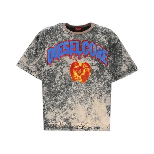 T-Boxt-R9 Logo Printed Crewneck T-Shirt