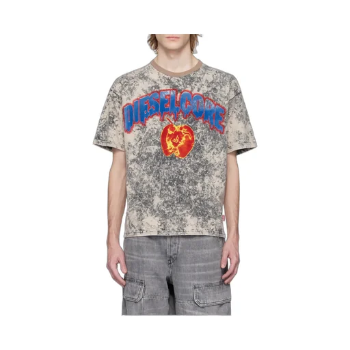 T-Boxt-R9 Logo Printed Crewneck T-Shirt