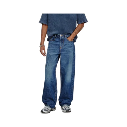 D-Macro Logo Patch Jeans