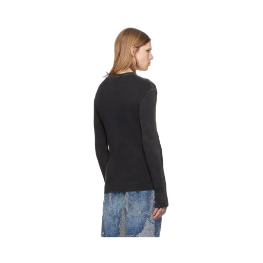 K-Darin-D Cut-Out Logo Distressed Jumper
