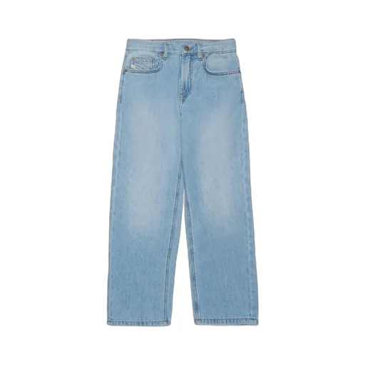 Oval-D Logo Applied Straight-Leg Jeans