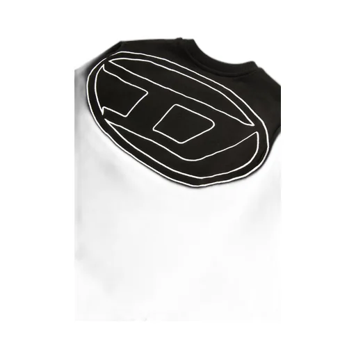 Kids Oval-D Logo Embroidered Oversized Sweatshirt