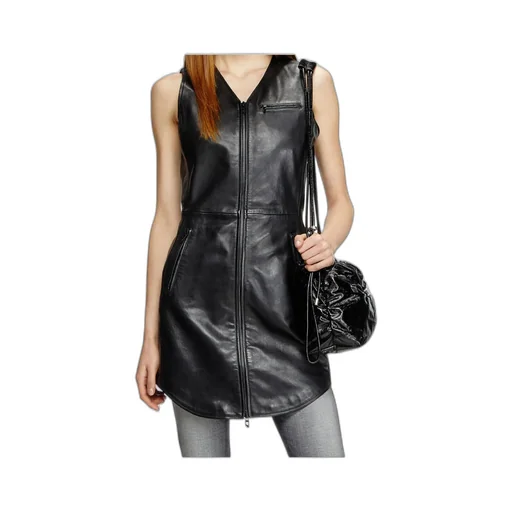L-Ilith Zipped Mini Dress