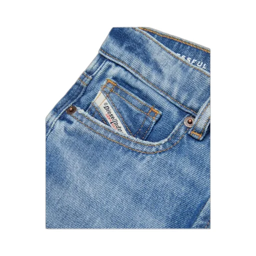 Mid-Waisted Straight-Leg Jeans