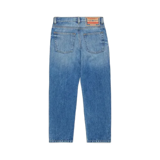 Mid-Waisted Straight-Leg Jeans