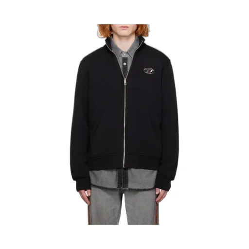 S-Ginni Logo Patch Zipped Hoodie