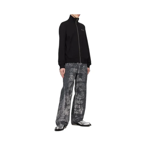 S-Ginni Logo Patch Zipped Hoodie