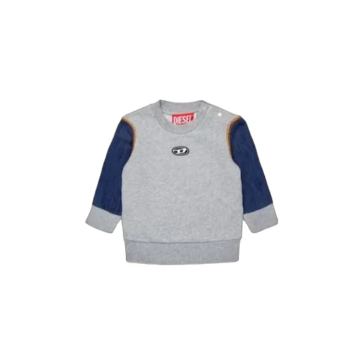 Oval D Logo Patch Crewneck Sweatshirt