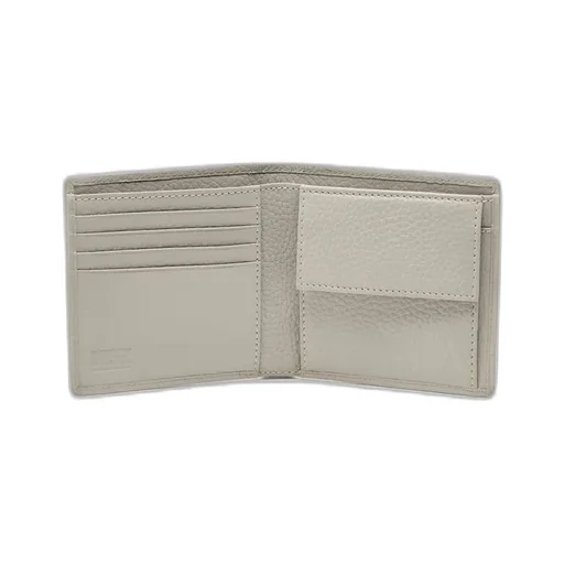Logo-Plaque Leather Wallet