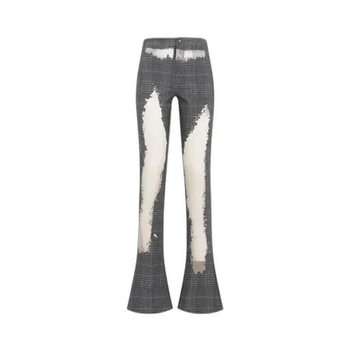 Checked Casual Pants