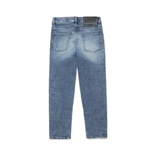 Mid-Waisted Straight-Leg Jeans