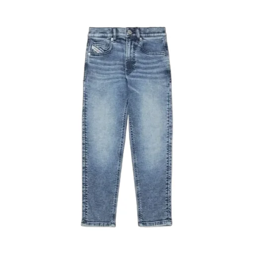 Mid-Waisted Straight-Leg Jeans