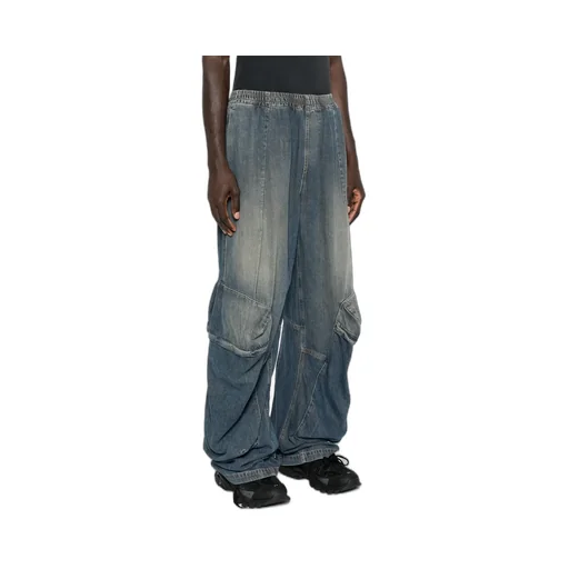 D-Para Elasticated Waistband Jeans