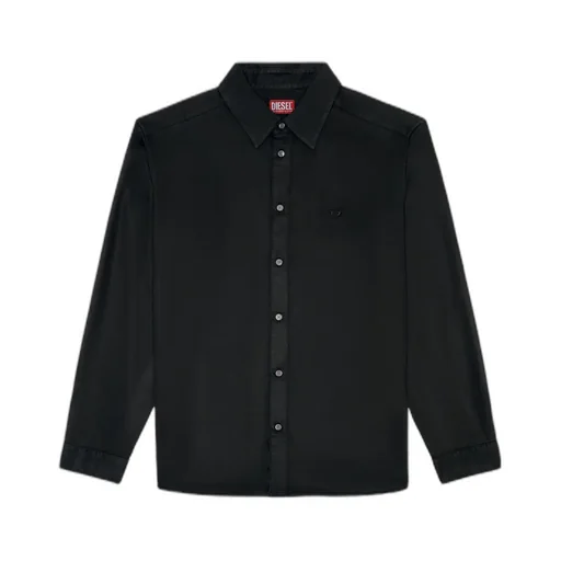 S-Simply-C Logo Embroidered Fluid Shirt