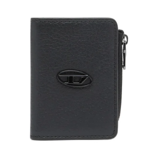 Logo Plaque Leather Wallet