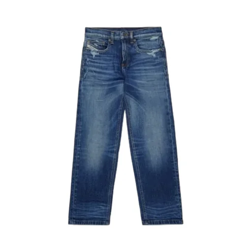 Mid-Rise Distressed Slim-Fit Jeans