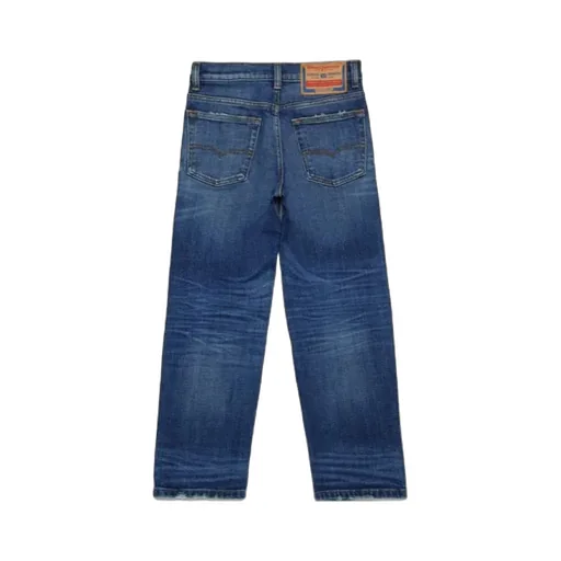Mid-Rise Distressed Slim-Fit Jeans