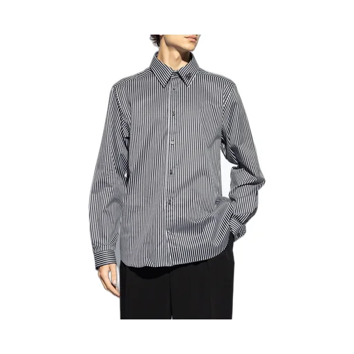 S-Turner-Stripe-D Striped Cotton Shirt