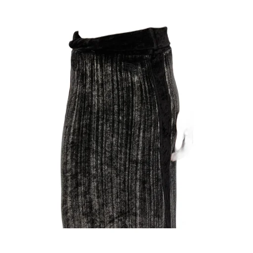 High-Waisted Faded-Effect Pencil Skirt