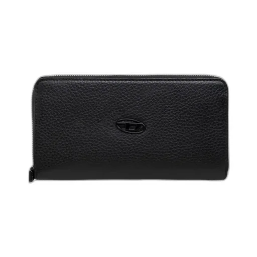 Logo-Plaque Leather Wallet