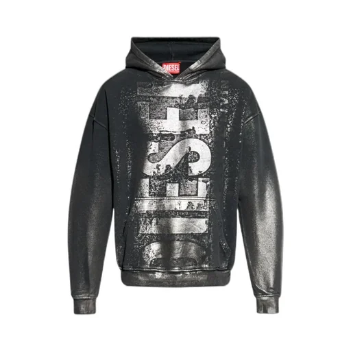 S-Boxt-Hood-Q6 Logo-Printed Hoodie
