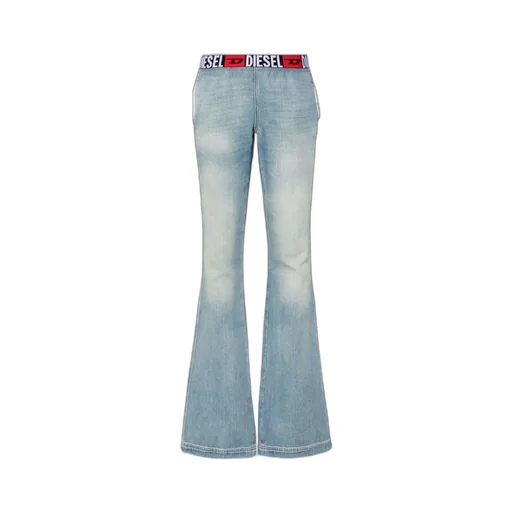 Logo-Waistband Bootcut Jeans