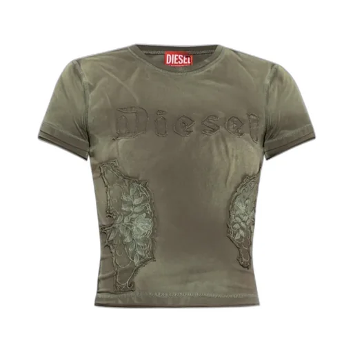 T-Uncut Appliqué Faded T-Shirt