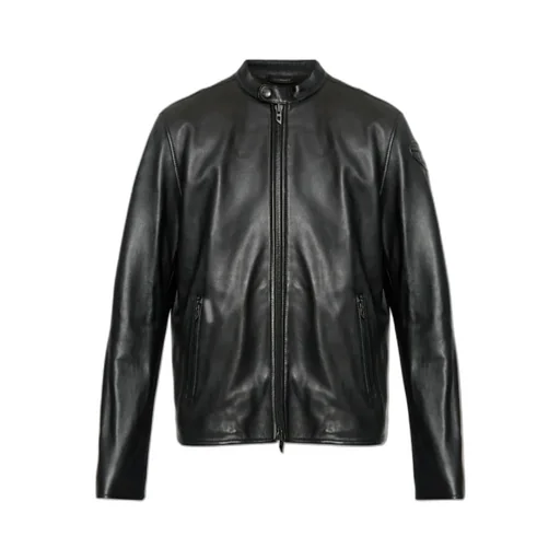Zippered Leather Jacket