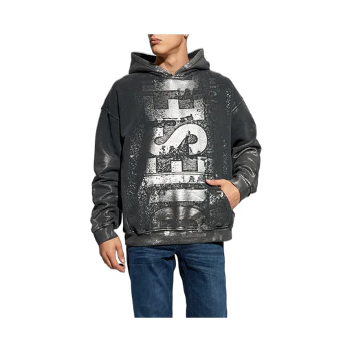 S-Boxt-Hood-Q6 Logo-Printed Hoodie