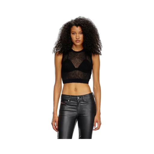 M-Arostica Sleeveless Knitted Tank Top