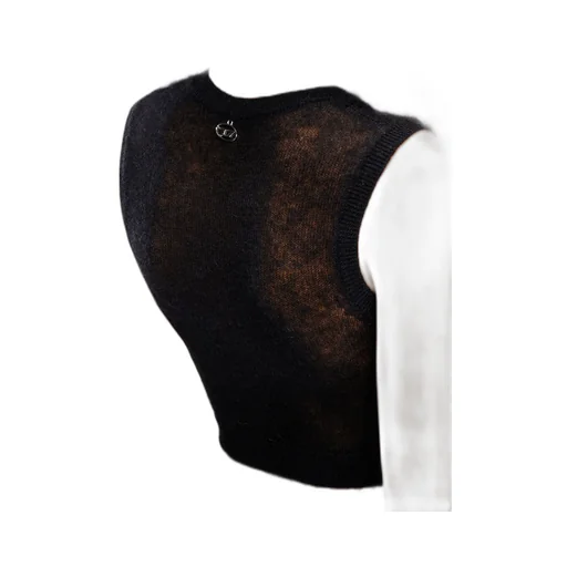 M-Arostica Sleeveless Knitted Tank Top