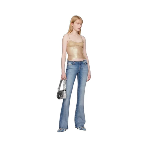 Low Round Neck Elastic Mesh Sling