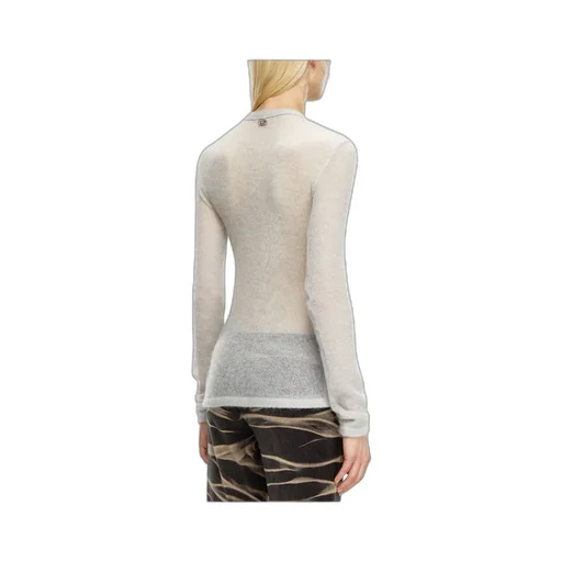 M-Arina Semi-Sheer Button-Up Cardigan