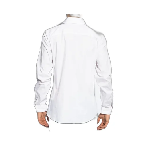 Logo Embroidered Long-Sleeved Shirt