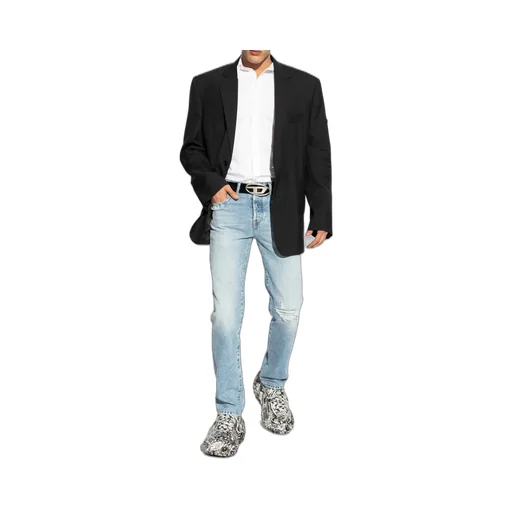 Logo Embroidered Long-Sleeved Shirt