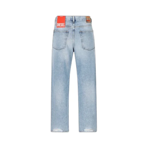 Straight-Leg Distressed Jeans
