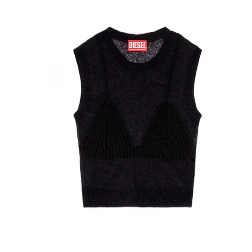 M-Arostica Sleeveless Knitted Tank Top