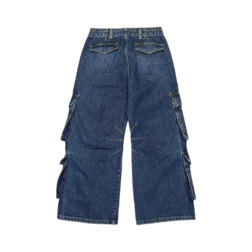 Low-Waisted Cargo Jeans