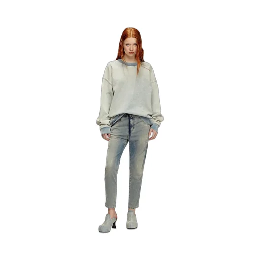 Bleached Tapered Jeans
